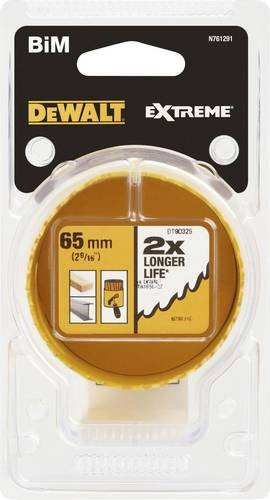 DeWalt Bimetall Lochsäge DT90325-QZ in Gelb, Durchmesser: 65 mm - Bild 1