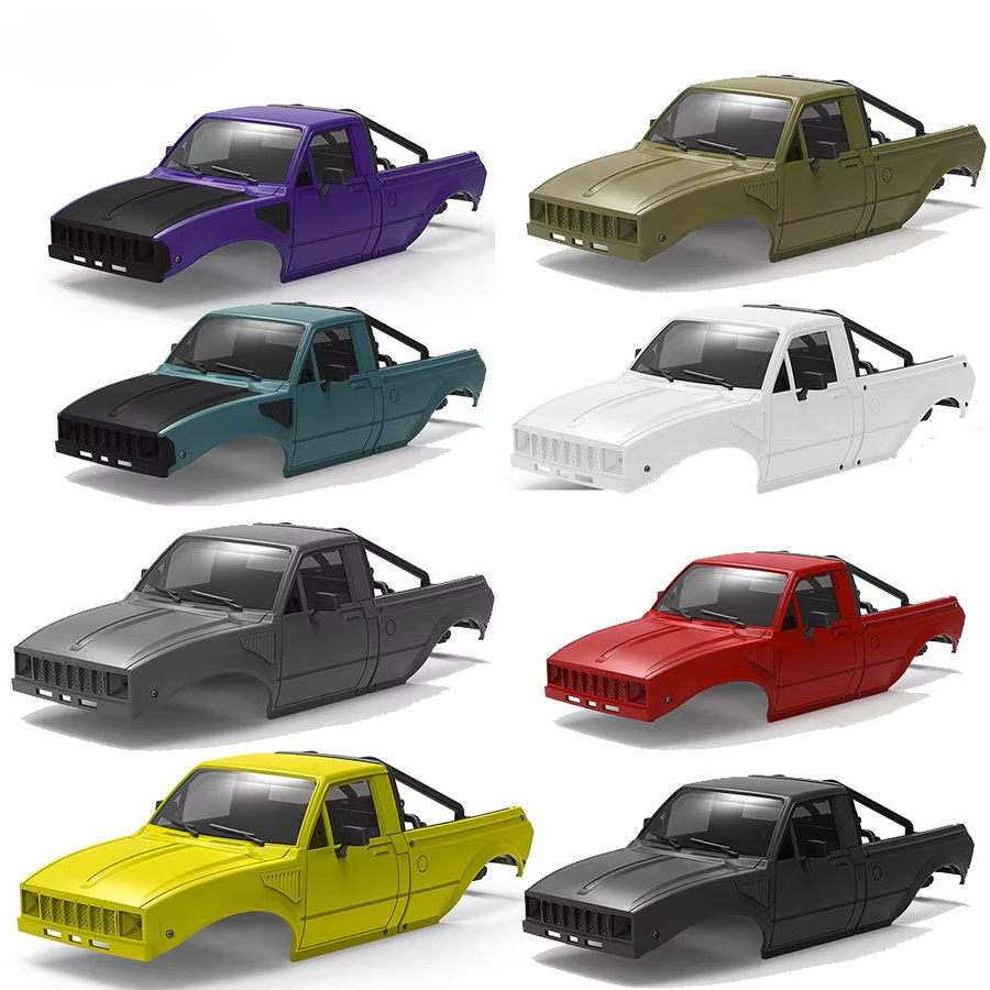 FACSNY Pickup Hard Body Shell mit Bettgestell, 1:24, Zubehör, Grün, Kunststoff - Bild 2