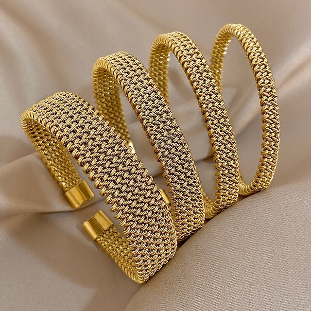 Slavena Armband Edelstahl, golden, Unisex - Bild 1