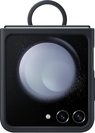 Samsung Silicone Case mit Ring EF-PF731 für das Galaxy Z Flip5 in Indigo - Bild 1