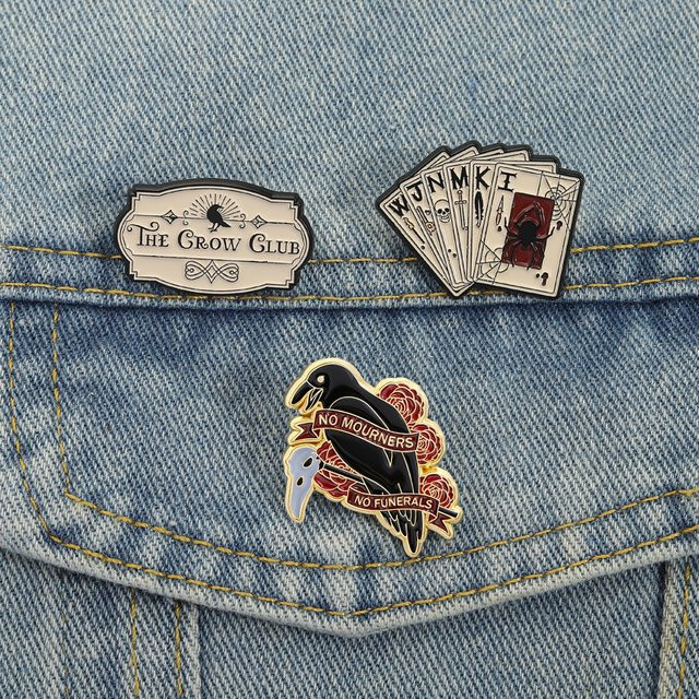 The Crow Club Brosche Emaille, Unisex - Bild 1