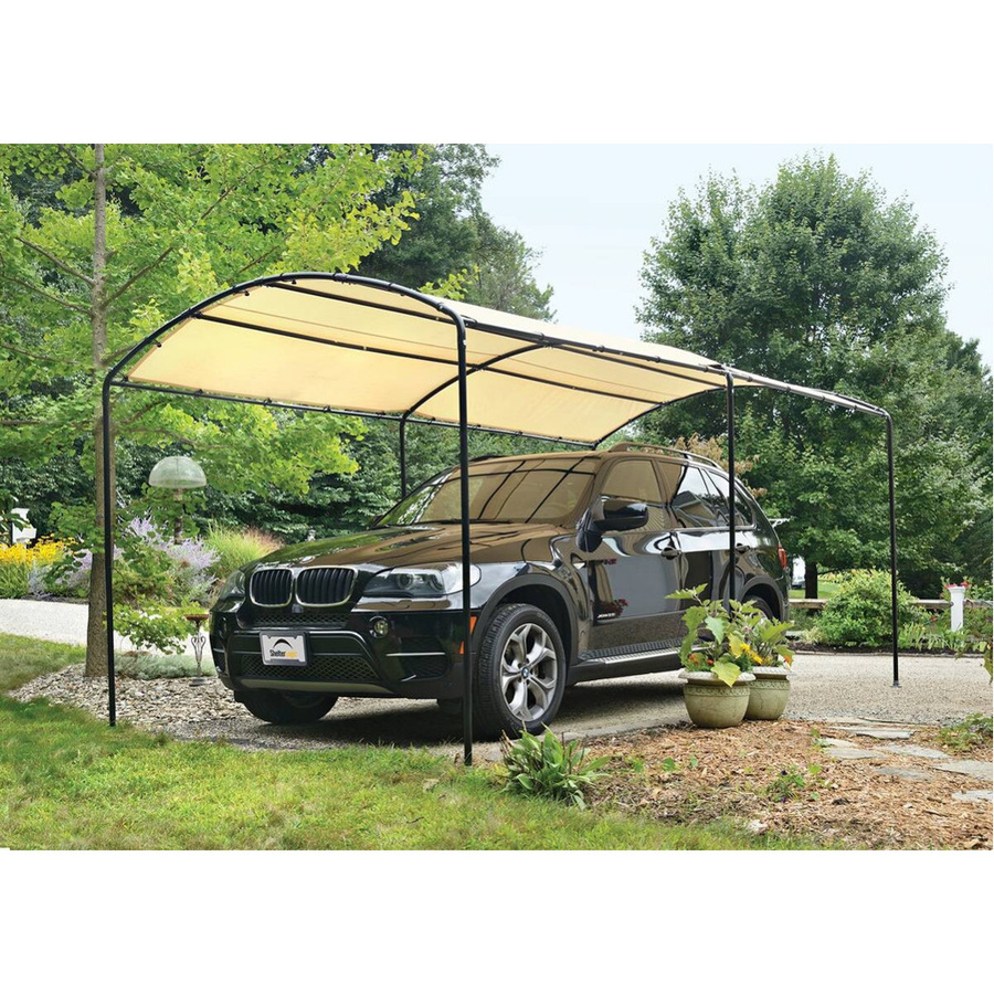 ShelterLogic Folien Carport Garage sand B/H/L: 270 x 240 x 490 cm - Bild 2