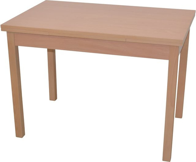 Esstisch Ramona von Möbel direkt online aus Massivholz Buche in Braun, ausziehbar, Breite: 104-164 cm - Bild 1