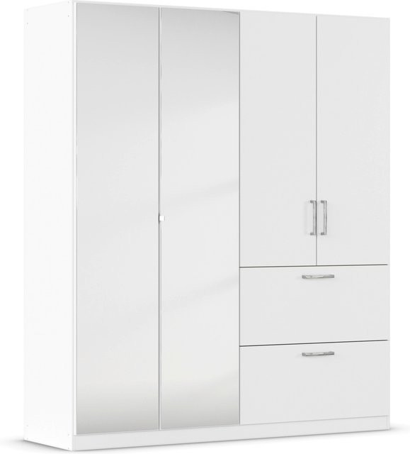 RAUCH BLUE Padua Drehtürenschrank mit integrierten Schubladen in Weiss, B: 181 cm, H: 210 cm - Bild 1