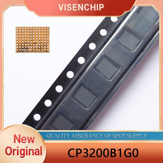 IVISENCHIP USB-Lade-IC-Chip U9500 CP3200B1G0 108-Pin für iPhone 16, 16 Plus, 16 Pro und 16 Pro Max in Gold - Bild 1