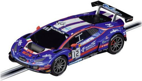 Carrera Rennwagen Lamborghini Huracán GT3 Ombra Racing No.12 Blau im Maßstab 1:43