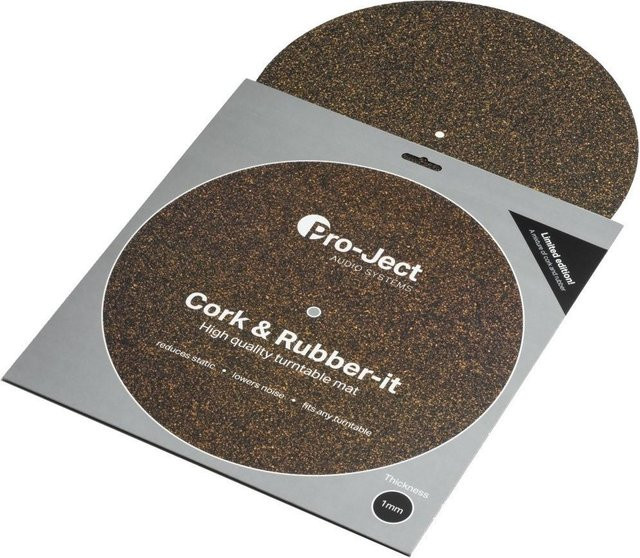 Pro-Ject Kork-Kautschuk-Matte Cork & Rubber It in Braun, 3mm Dicke - Bild 1
