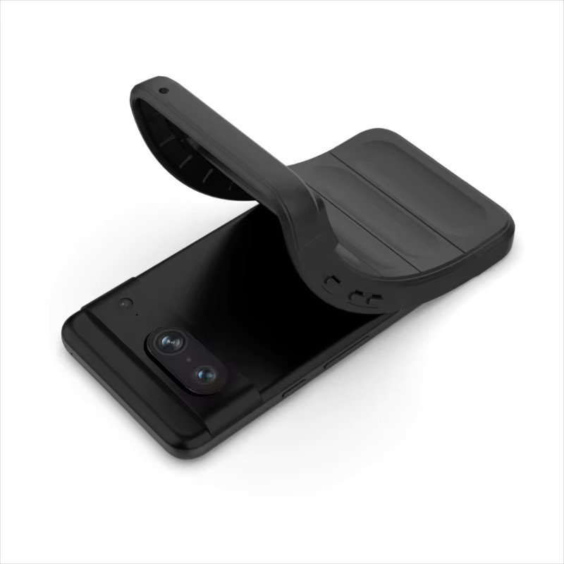 Schutzhülle aus weichem Silikon TPU für Google Pixel 8, 7 Pro, 7A und 6A in Schwarz - Bild 3