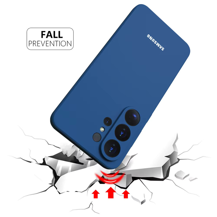 Hochwertige Silikonhülle für Samsung Galaxy S26 Ultra S25 FE S24 S23 S22 S21 Plus Ultra in Burgundy und Blue - Bild 2