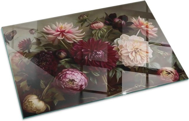 Tulup Glasplatte für Kaminöfen in Rot, B: 100 cm, T: 70 cm - Bild 1