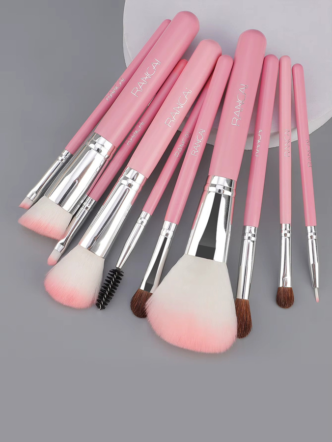 RANCAI Make-up-Pinsel-Set, 10 Stück, für Augen und Puder, Unisex - Bild 2