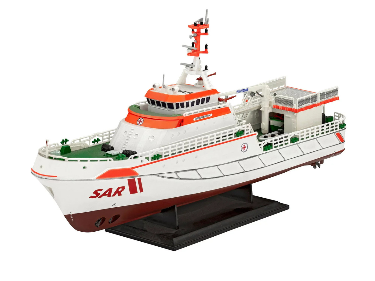 Revell Model Set Seenotkreuzer Hermann Marwede, 1:200 - Bild 2