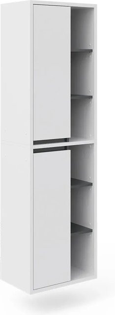 Vicco Badschrank Viola Weiß Hängeschrank und Hochschrank mit 2 Türen, B/T/H: 50 x 32 x 170 cm - Bild 2