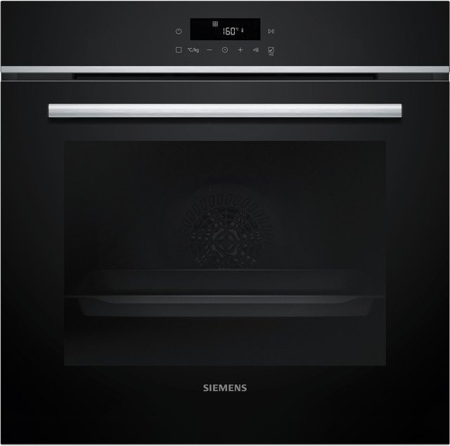 Siemens iQ300 Einbaubackofen HB572ABS4 in Edelstahl und Schwarz - Bild 1