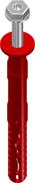 TOX Rahmendübel Fassade XL in Rot, Durchmesser: 14 mm, Länge: 240 mm - Bild 1