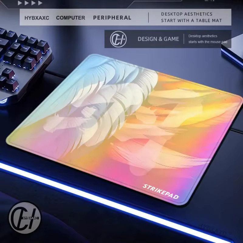 Strikepad MST491 Gaming-Mauspad mit holografischem Design in Schwarz und Multicolour aus Gummi - Bild 2