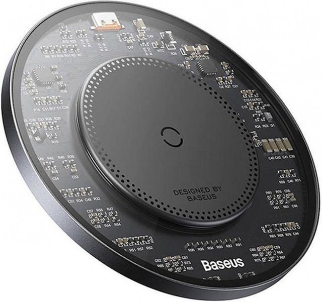 Baseus BS-W530 Wireless Ladegerät 15W Qi Magnetisch Schwarz - Bild 1