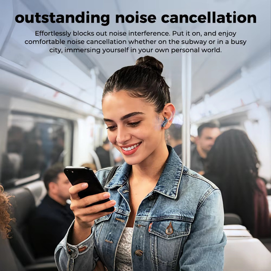 HTC NE68 TWS Bluetooth 6.0 Ohrhörer mit Smart Touchscreen-Etui, KI-Übersetzer für 134 Sprachen, ANC und IPX5 Wasserdichtigkeit - Bild 4
