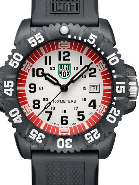 Luminox Herrenuhr, Quarz, Karbon, 44 mm, Silikon, 10 ATM - Bild 1