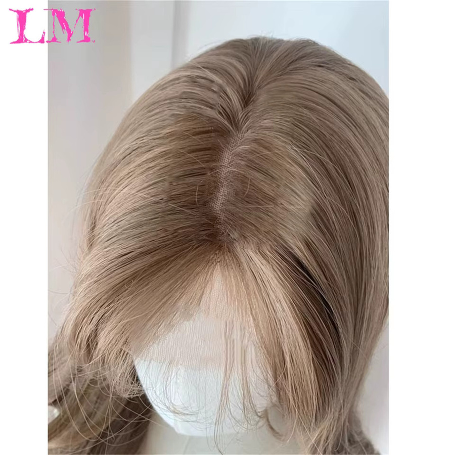 LM Synthetische Lace-Front-Perücke, lange, mit natürlichem Haaransatz - Bild 3
