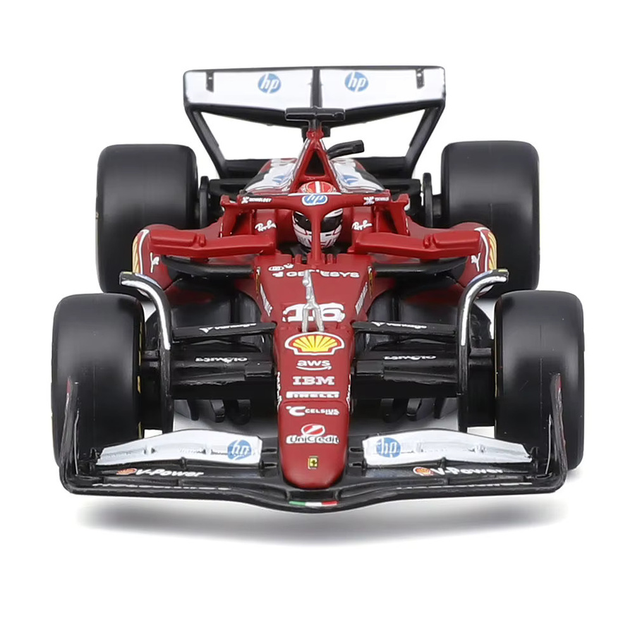 Bburago Ferrari SF25 F1 2025, Legierungsauto-Modellspielzeug, 1:43, ab 14 Jahren - Bild 3