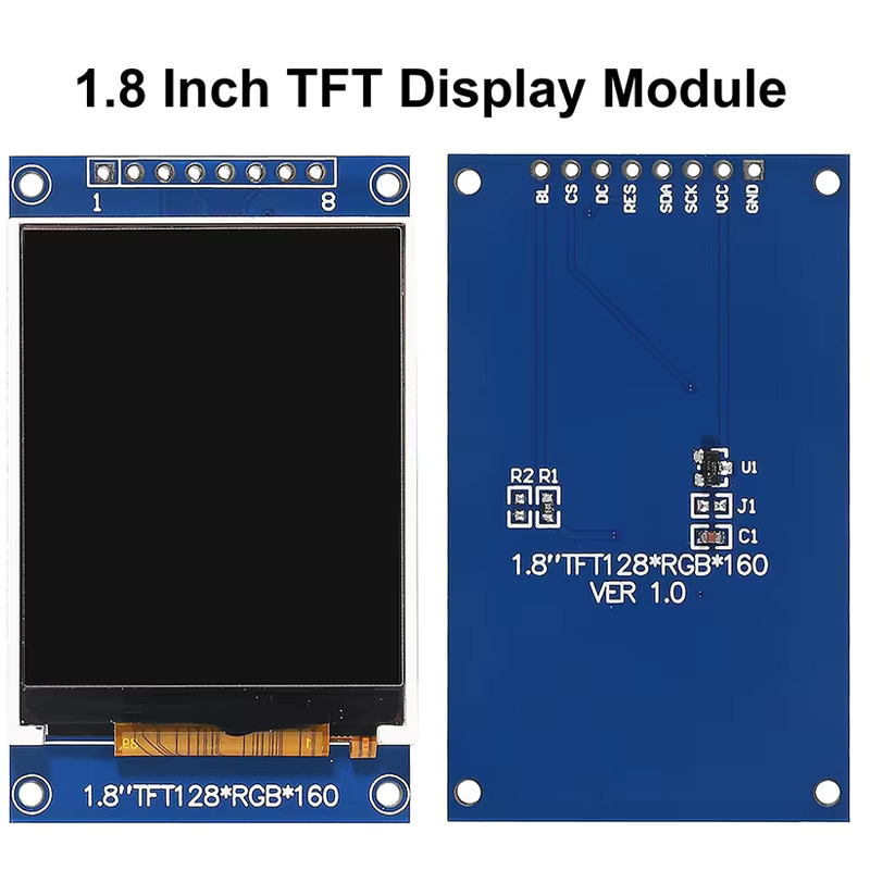 Aokin 1,8 Zoll SPI TFT LCD Display Modul ST7735S Vollfarbig für Arduino - Bild 4
