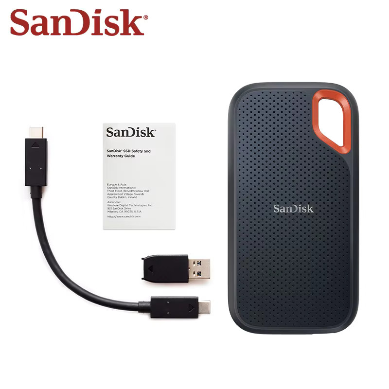 SanDisk E61 Externe SSD NVMe USB 3.2 Typ-C Festplatte in Grün mit bis zu 1050 MB/s für iPhone und PC - Bild 2