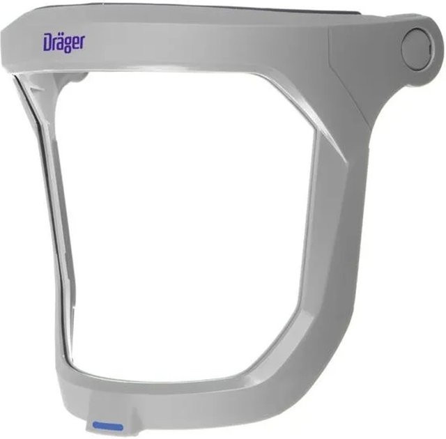 Dräger X-plore 8000 Visierrahmen für Helm in Grau - Bild 1