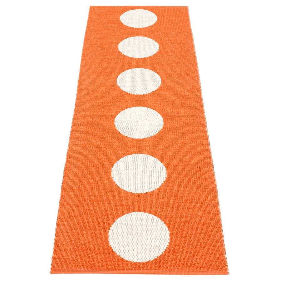 Pappelina Vera Teppich orange / vanilla B/T: 70 x 225 cm - Bild 1