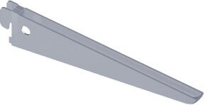 Element System U-Träger 10201 für Wandschiene, weiß, Breite: 47 cm - Bild 1