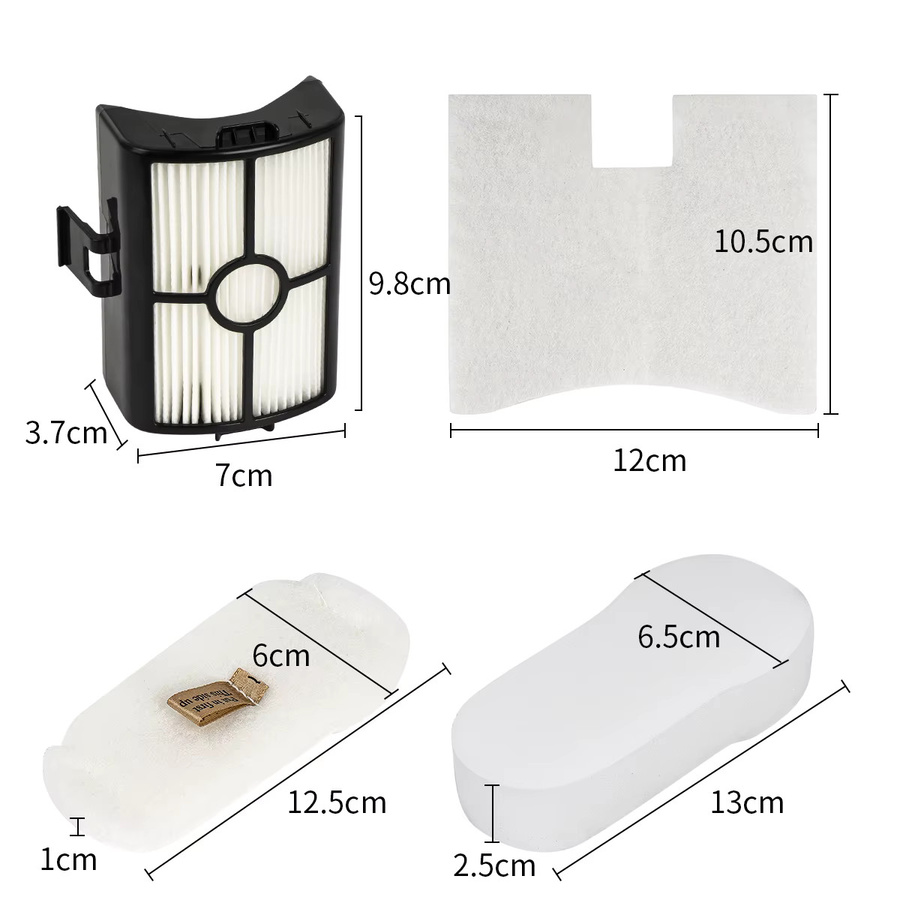 Shark Schaumstoff- und HEPA-Filter Set in Weiß für Staubsauger HZ2000 HZ2002 HZ250 HZ500 HZ251 HZ602 HZ700 HZ702 HH202 HH205 UV580 XFFKHZ2000 - Bild 1