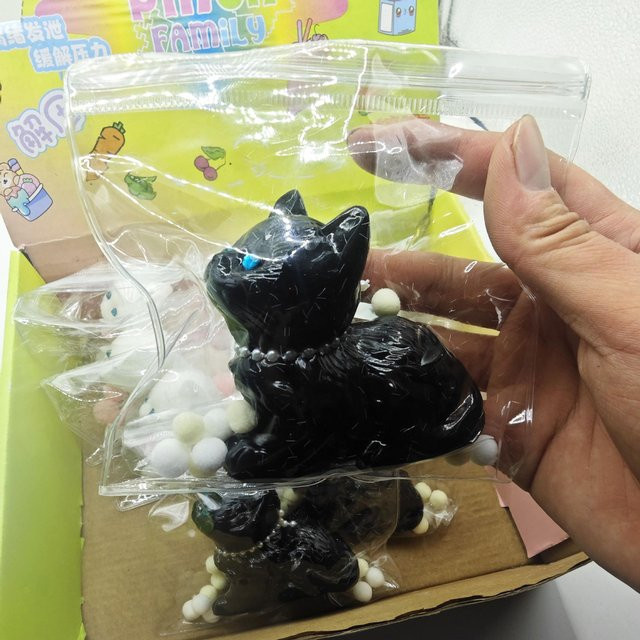 Yiran bag Squishy Flauschig Kawaii Weiße Katze Blauäugige Perserkatze, Zappelspielzeug, ab 14 Jahren - Bild 1