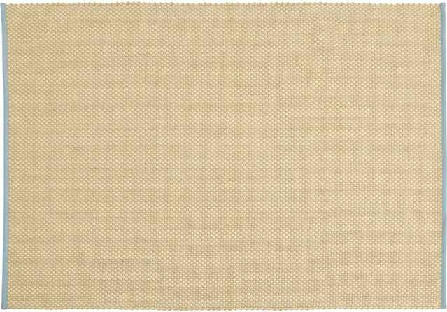 HAY 3 Colour Teppich Multicolour Gelb aus Jute und Baumwolle Flachgewebe Rechteckig - Bild 1