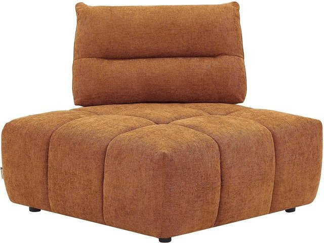 Vente-unique Sessel Apoliu mit gerader Rückenlehne in Terracotta - Bild 1