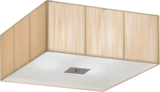 Orion Leuchten Emido Stoff Deckenleuchte Beige mit 4 x E27 Fassungen dimmbar - Bild 1