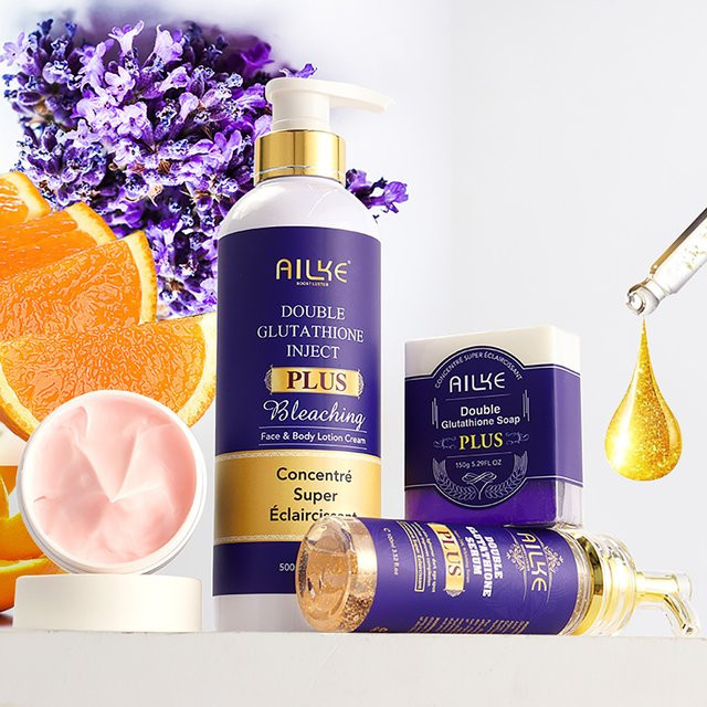 AILKE Doppel-Glutathion PLUS Hautaufhellungs-Pflegeset, Gesicht, Unisex - Bild 1