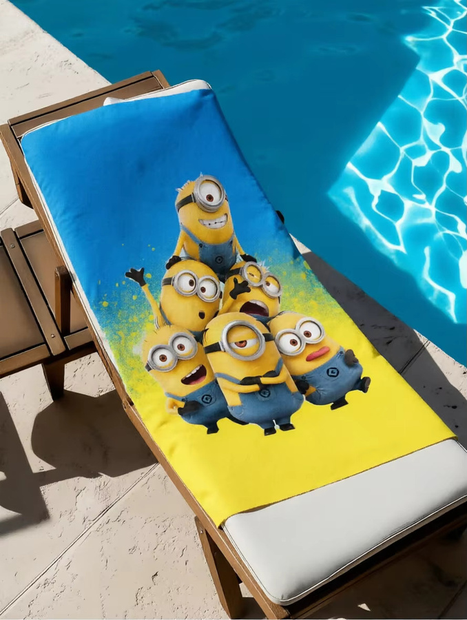 Bananamaster Strandtuch mit niedlichem Kreatur-Design in Multicolour, Breite: 60 cm, Höhe: 40 cm - Bild 2