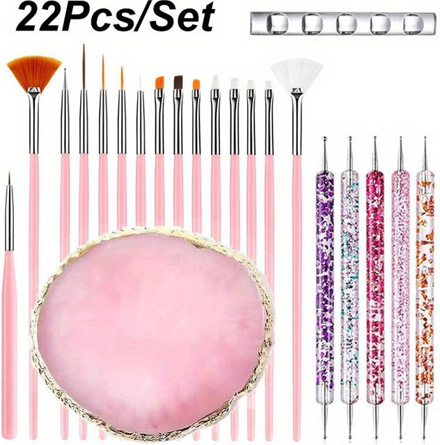FUMOSIK Nail Art Pinsel Set, 22 Stück, Unisex - Bild 1