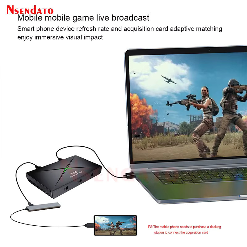 Ezcap333 USB HDMI Video-Aufnahmekarte 4K 2160p 30fps USB-Video-Grabber in Schwarz für Spiele-Livestreaming und Rekorder mit Mikrofon-Eingang - Bild 2