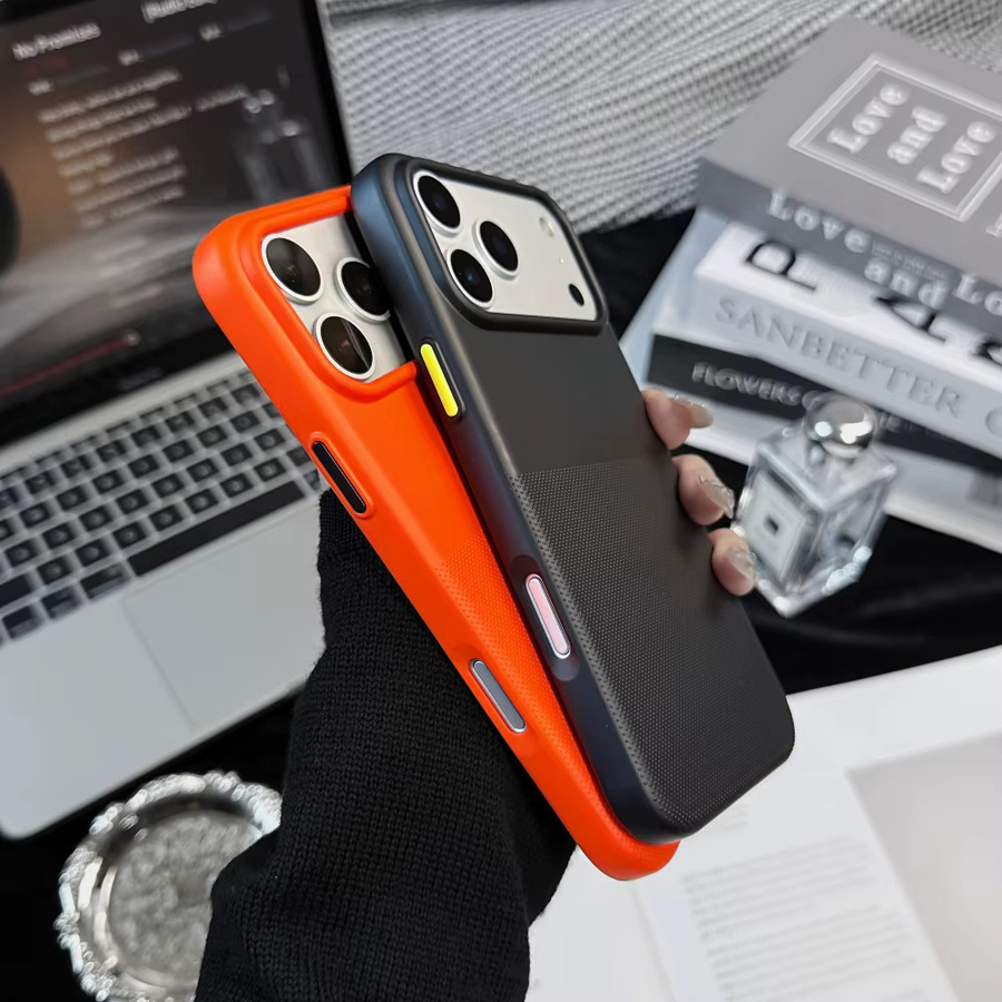 Original Dot Texture MagSafe Magnetische Handyhülle für iPhone 17 16 15 14 13 12 11 Pro Max Stoßfeste Matte Weiche Bumper Hülle in Schwarz - Bild 2