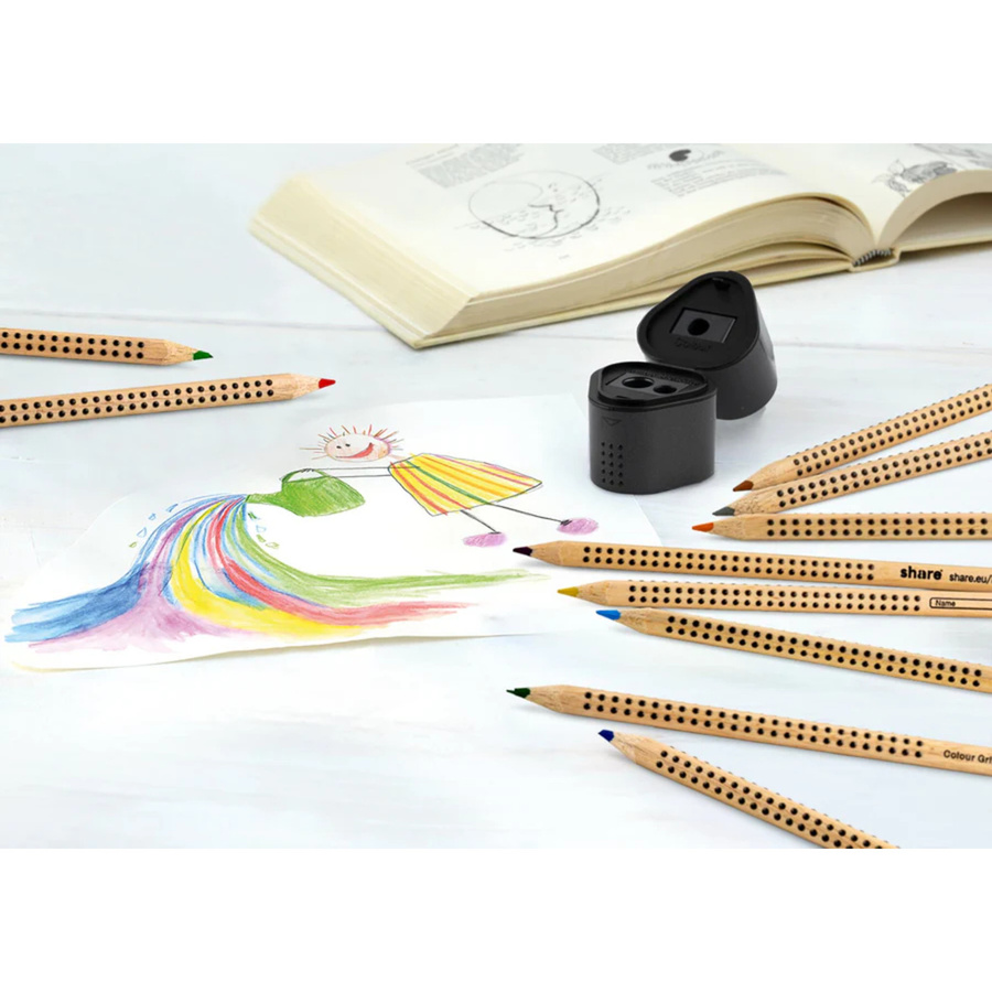 Share Wasservererdünnbare Buntstifte Basic Multicolour von Faber-Castell - Bild 2