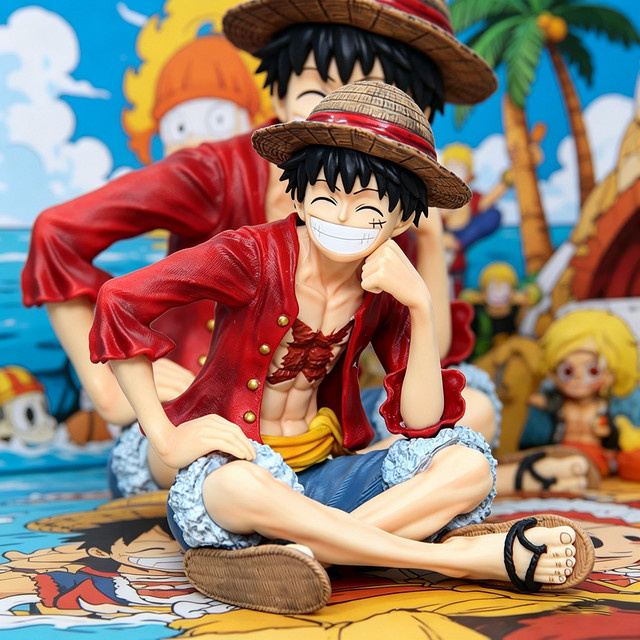 Bandai One Piece Monkey D. Luffy Actionfigur, PVC, 13cm - Bild 1