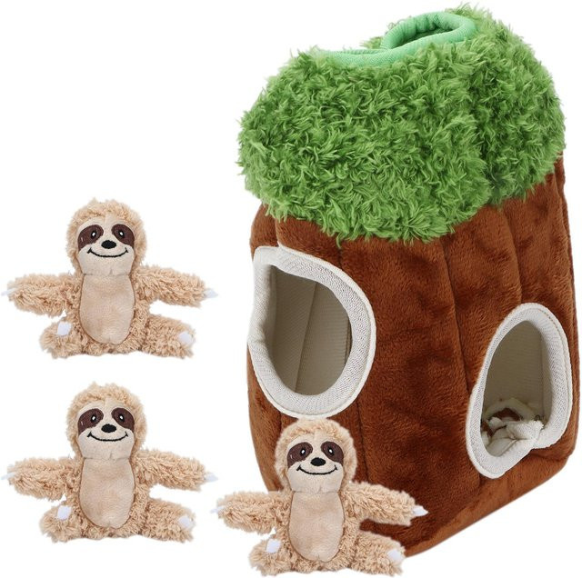 mfySpace Faultier-Rumpflöcher Quietschendes Plüschtier für Hunde - Bild 1