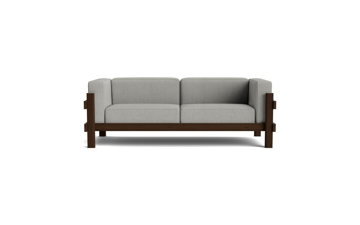 Normann Copenhagen Kube 3-Sitzer Sofa mit Massivholzrahmen in Mid-Century Design - Bild 2