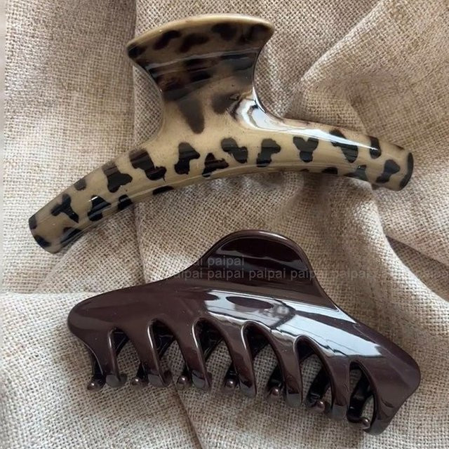 GIOIO Haarklammer Leopard Print, 2 Stück, Damen - Bild 1