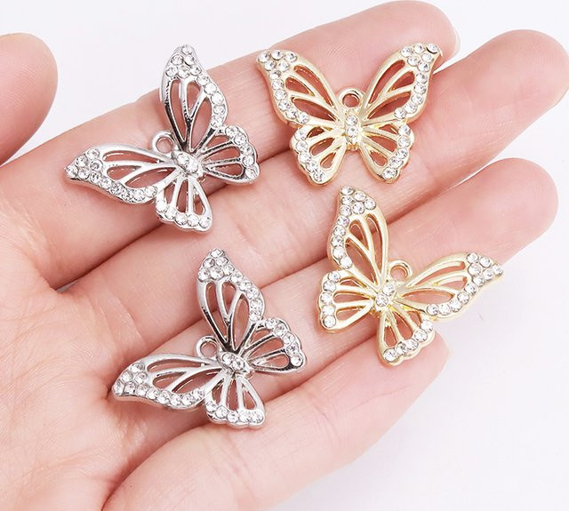 RUWENSHU Schmetterling Anhänger, Kristall, Zirkonia, Damen - Bild 1