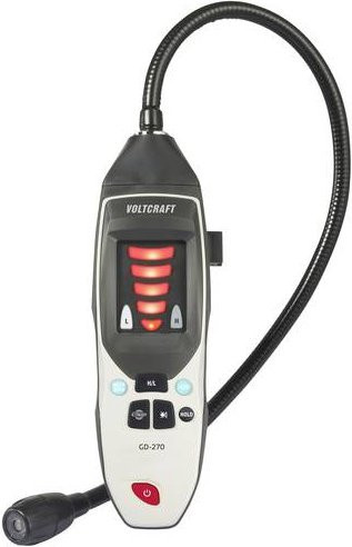 Voltcraft Gasleck-Detektor GD-270 zur Erkennung von Methan, Wasserstoff, Propan, Ethylen, Ethan, Hexan, Benzol, Iso-Butan, Ethanol und Acetaldehyd - Bild 1