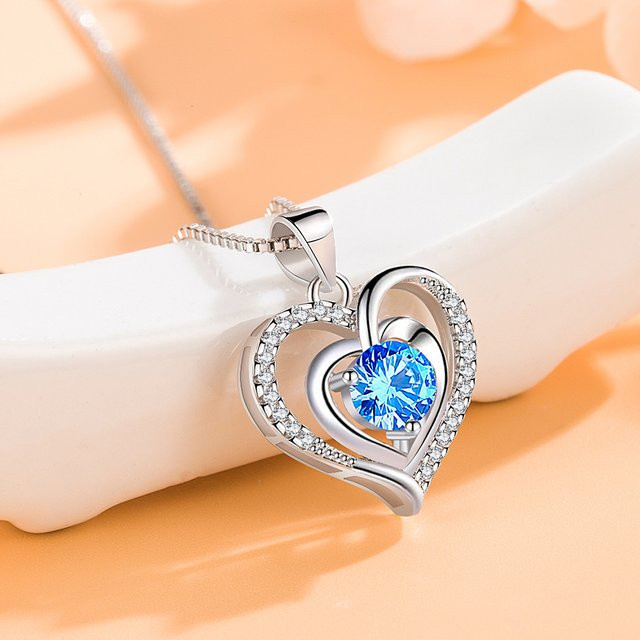 SAY Halskette 925 Silber, Zirkonia, Damen - Bild 1