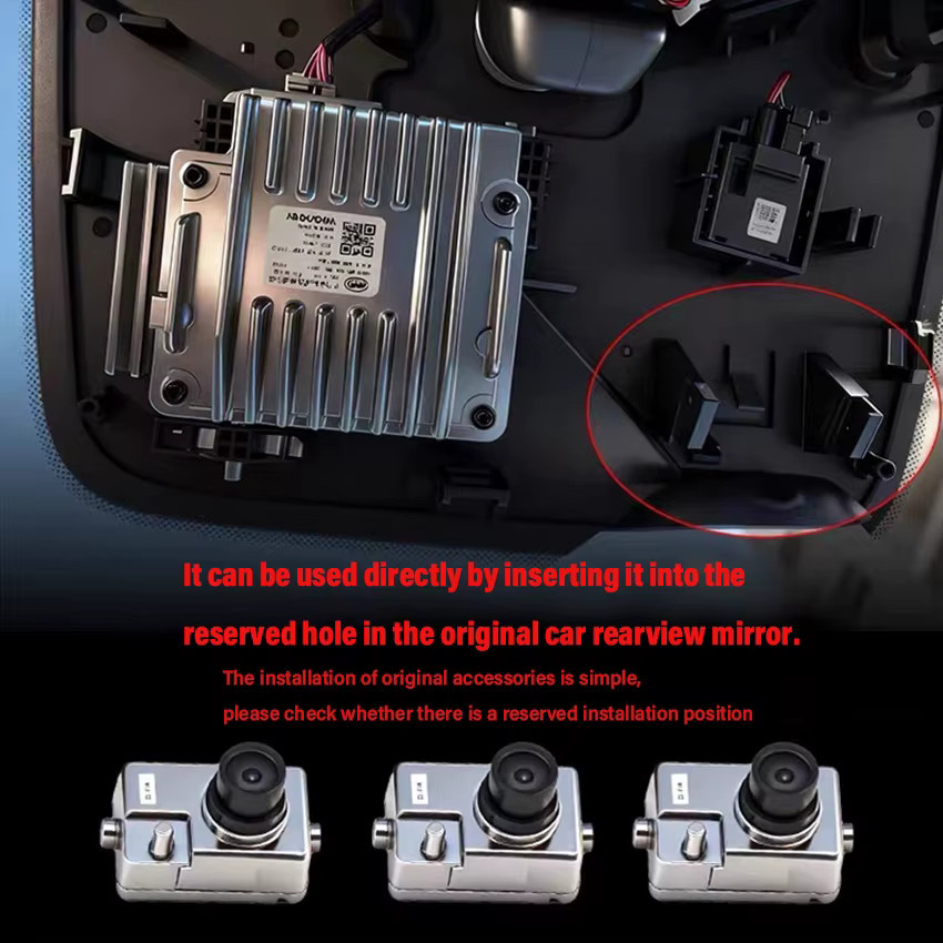 HESHECAM Dashcam mit ADAS und GPS für BYD Dolphin Seal Act 3 Atto 3 Yuan Song Tang EV in Silber OE EL-3776900 - Bild 3