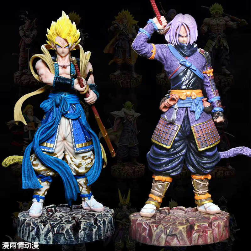 Bandai Dragon Ball Samurai Son Goku Gohan Vegeta Figurine, Einzelfigur, 34cm - Bild 2